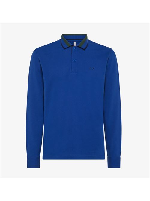 polo 3 colors stripe on collar el. l/s SUN 68 | A4310783